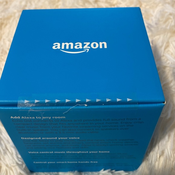 NIB echo dot 3rd gen with original box seal. Shown in pictures. Never opened. - Picture 2 of 6